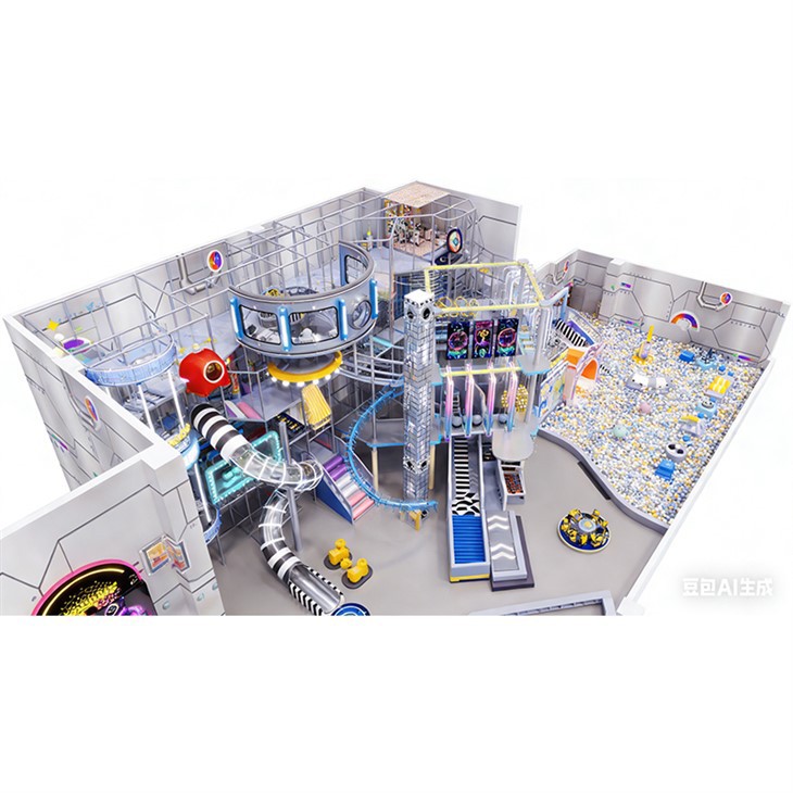 Indoor Climbing Frame With Slide factory